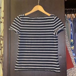 Kate spade black & white striped shirt🖤🤍